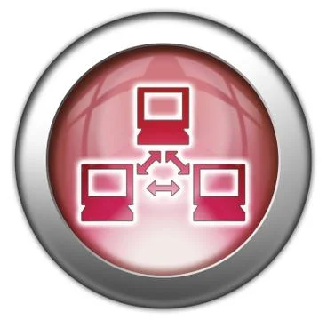 Icon, button, pictogram network Stock Illustration