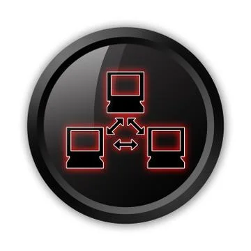 Icon, button, pictogram network Stock Illustration