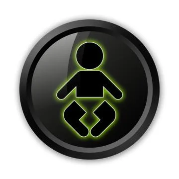 Icon, button, pictogram nursery イラスト素材