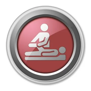 Icon, button, pictogram physical therapy イラスト素材