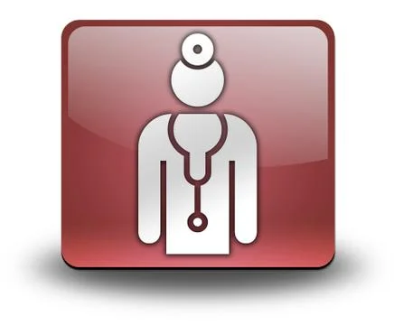 Icon, button, pictogram physician Stock Illustration