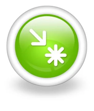 Icon, button, pictogram point of interest Illustrazione stock