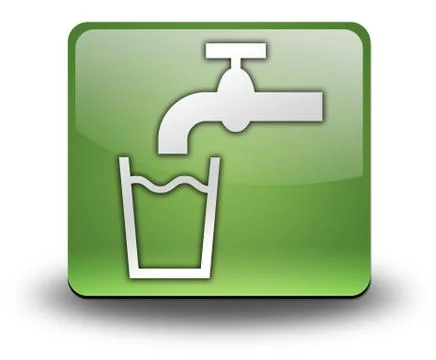 Icon, Button, Pictogram Running Water Stock Illustration