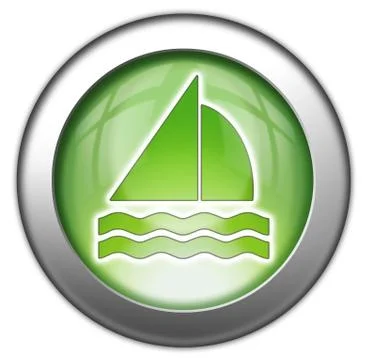 Icon, button, pictogram sailing イラスト素材