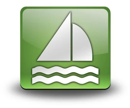 Icon, button, pictogram sailing イラスト素材