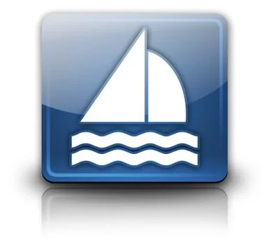 Icon, button, pictogram sailing イラスト素材