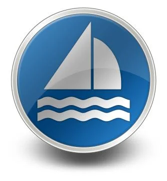 Icon, button, pictogram sailing イラスト素材