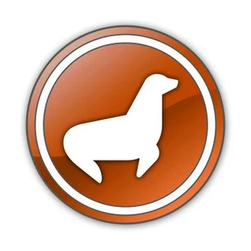 Icon, button, pictogram seal Stock Illustration