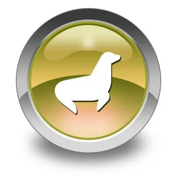 Icon, button, pictogram seal Stock Illustration