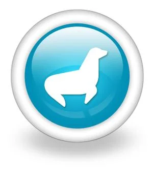 Icon, button, pictogram seal イラスト素材
