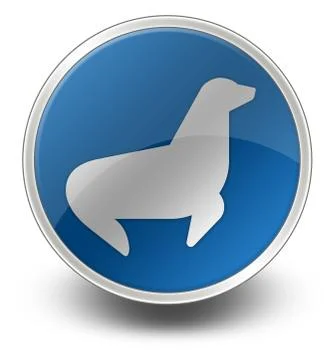 Icon, button, pictogram seal イラスト素材
