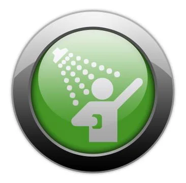 Icon, button, pictogram shower Illustrazione stock