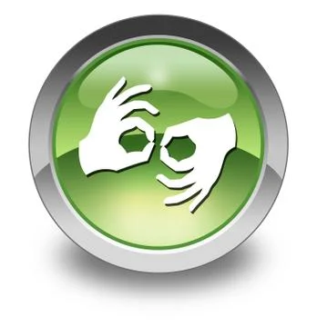 Icon, Button, Pictogram Sign Language イラスト素材
