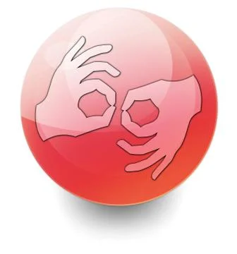 Icon, Button, Pictogram Sign Language Stock Illustration