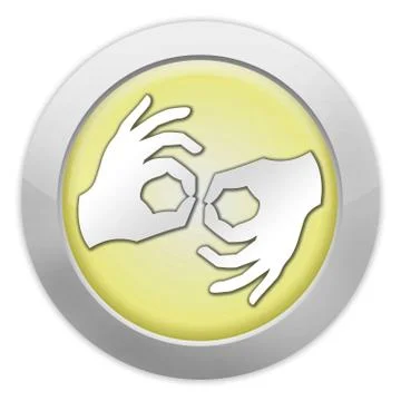 Icon, Button, Pictogram Sign Language Illustrazione stock