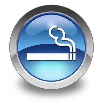 Icon, button, pictogram smoking area Stock Illustration