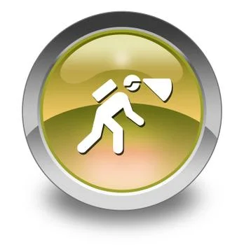 Icon, Button, Pictogram Spelunking Stock Illustration