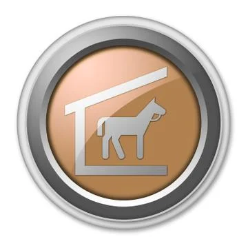 Icon, Button, Pictogram Stable Illustrazione stock