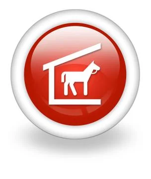 Icon, Button, Pictogram Stable Illustrazione stock