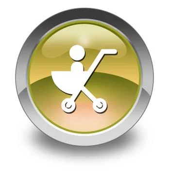 Icon, Button, Pictogram Stroller Ilustración de archivo
