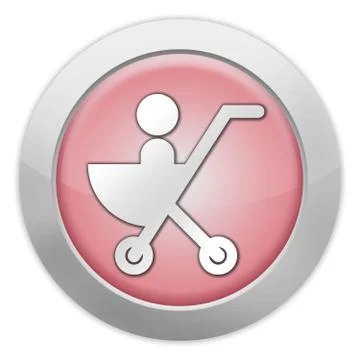 Icon, Button, Pictogram Stroller Stock Illustration