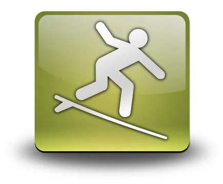 Icon, Button, Pictogram Surfing Ilustración de archivo