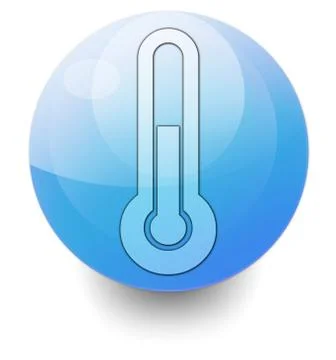 Icon, Button, Pictogram Temperature Stock Illustration
