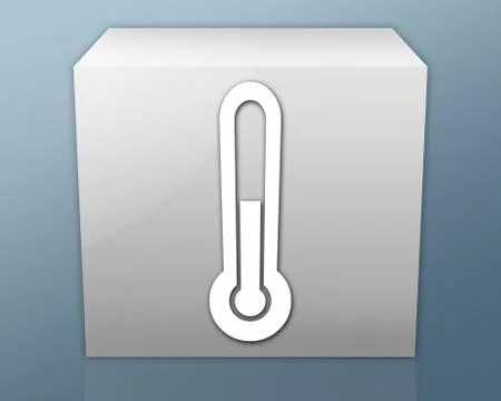 Icon, Button, Pictogram Temperature Stock Illustration