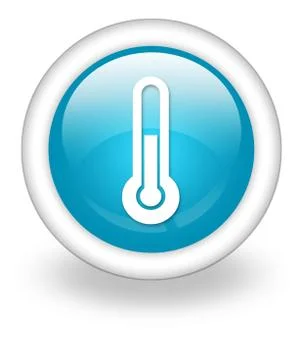 Icon, Button, Pictogram Temperature Stock Illustration