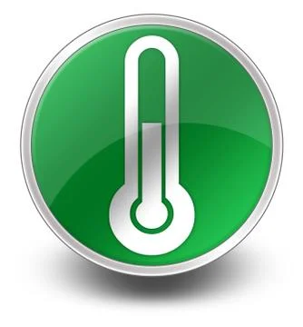 Icon, Button, Pictogram Temperature Stock Illustration