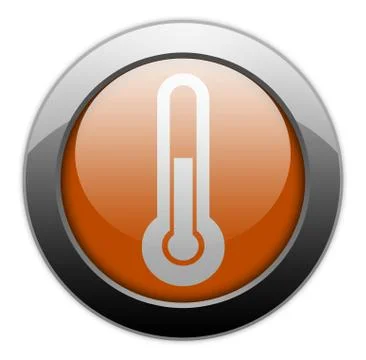 Icon, Button, Pictogram Temperature Illustrazione stock