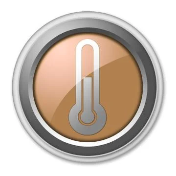 Icon, Button, Pictogram Temperature Ilustração Stock