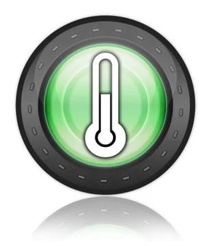 Icon, Button, Pictogram Temperature Stock Illustration