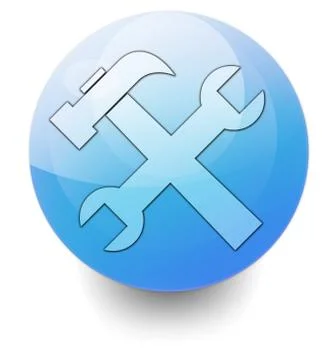 Icon, button, pictogram tools Illustrazione stock