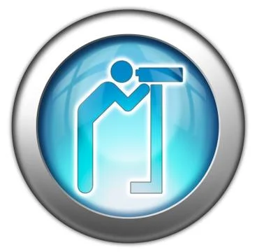 Icon, Button, Pictogram Viewing Area Stock Illustration