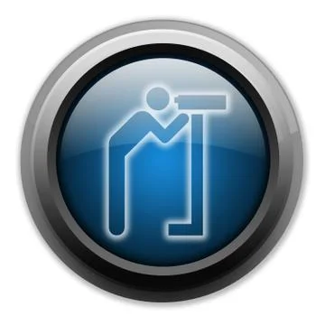 Icon, Button, Pictogram Viewing Area Stock Illustration