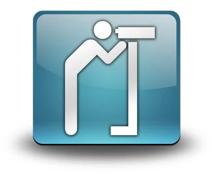 Icon, Button, Pictogram Viewing Area Stock Illustration