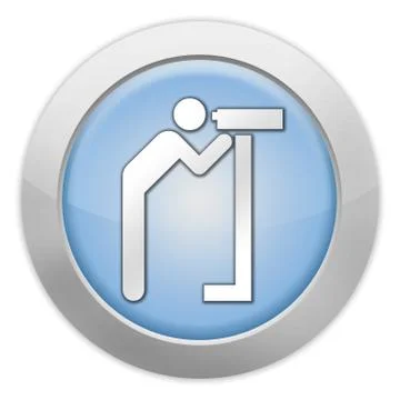 Icon, Button, Pictogram Viewing Area Stock Illustration
