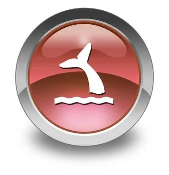 Icon, Button, Pictogram Whale Stock Illustration