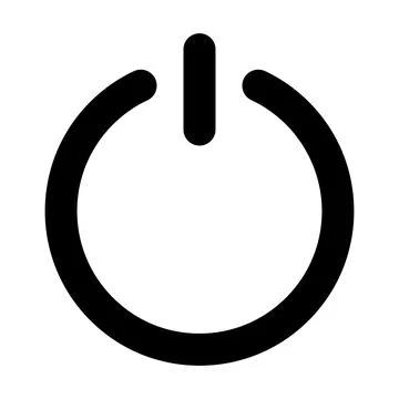 Icon button on-off. Vector illustration Illustrazione stock