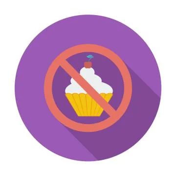 Icon cake. Stock Illustration