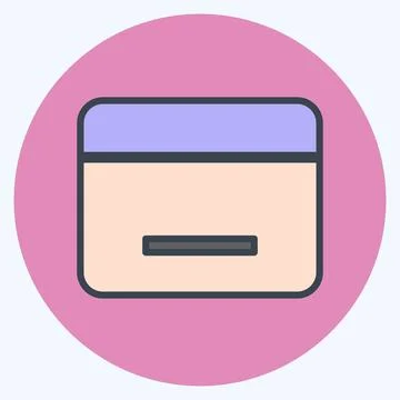 Icon Calendar. suitable for Web Interface symbol. color mate style. simple de Stock Illustration