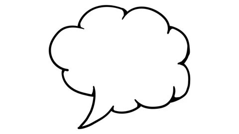 Icon Callout Cloud whiteboard animation 4K footage Stock Footage 116572551