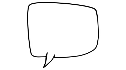 Icon Callout Rounded Rectangle whiteboard animation 4K footage Video stock 116572660