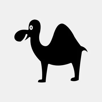 Icon camel. Islamic elements of Ramadhan, Eid Al Fitr, Eid Al Adha. Icons i.. イラスト素材