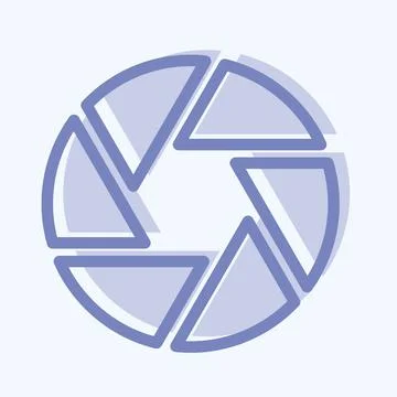 Icon Camera I - Two Tone Style - Simple illustration,Editable stroke 스톡 일러스트