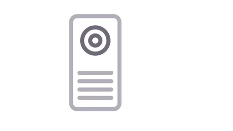Icon of a camera, representing photography or visual media. Stock Footage 334766181