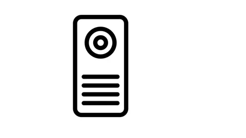 Icon of a camera, representing photography or visual media. Stock Footage 334766330