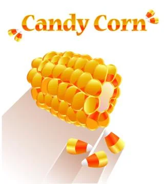 Icon Candy Corn Illustrazione stock
