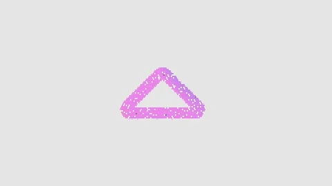 Icon caret up is made up of LED square shapes that shimmer and flicker. There Vídeos de archivo 291960949